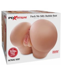 Pdx Fuck Me Silly Bubble Butt Dual-Entry Mega Masturbator Beige