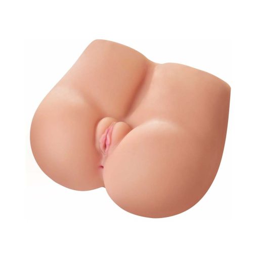Pdx Fuck Me Silly Bubble Butt Dual-Entry Mega Masturbator Beige - Image 4
