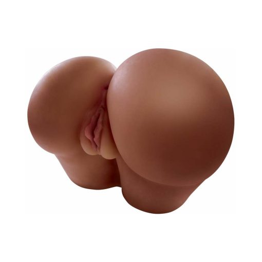 Pdx Fuck Me Silly Bubble Butt Dual-Entry Mega Masturbator Brown - Image 2