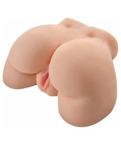 Pdx Vibrating Ass Remote-Controlled Dual-Entry Masturbator Beige