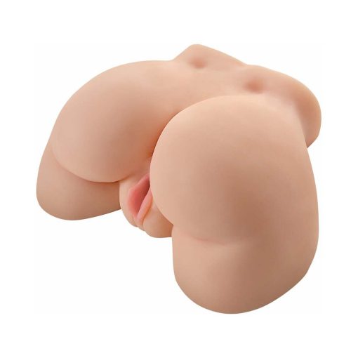 Pdx Vibrating Ass Remote-Controlled Dual-Entry Masturbator Beige - Image 3