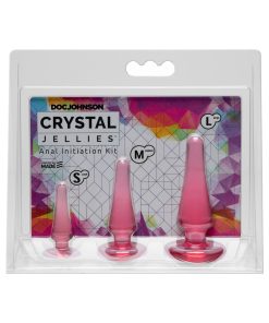 Crystal Jellies - Anal Initiation Kit Pink