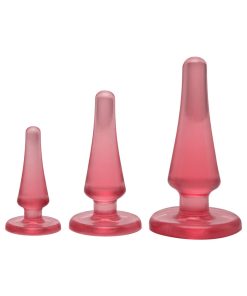 Crystal Jellies - Anal Initiation Kit Pink