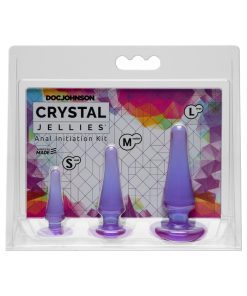 Crystal Jellies - Anal Initiation Kit Purple