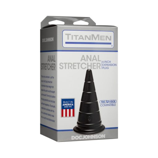 Titanmen - Anal Stretcher - 6 Inches Black