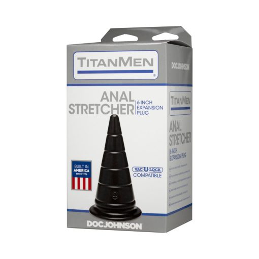 Titanmen - Anal Stretcher - 6 Inches Black - Image 3