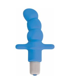Curve Toys Gossip Desire Waterproof Silicone Anal Vibrator Azure