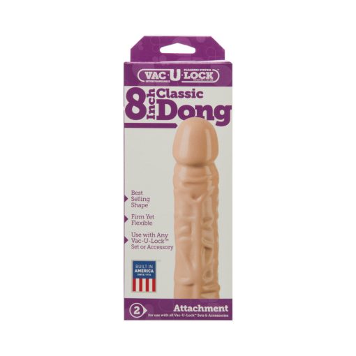 Vac-U-Lock - 8 Inch Classic Dong White - Image 4