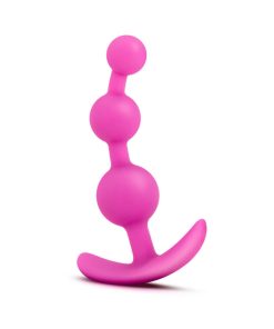 Luxe Be Me 3 Silicone Anal Beads Plug Pink