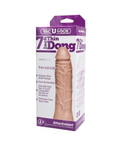 Vac-U-Lock - 7 Inch Thin Dong - The Naturals White