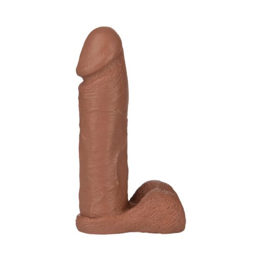 Vac-U-Lock - 8 Inch Realistic Cock Brown - Image 2