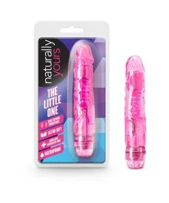 Naturally Yours The Little One Realistic 6.7 In. Vibrating Dildo Pink