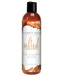 Intimate Earth Sea Salt Caramel Flavored Glide 120 Ml/4 Oz
