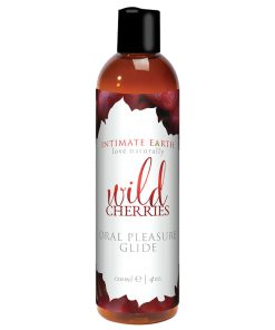 Intimate Earth Wild Cherries Flavored Glide 120 Ml/4 Oz