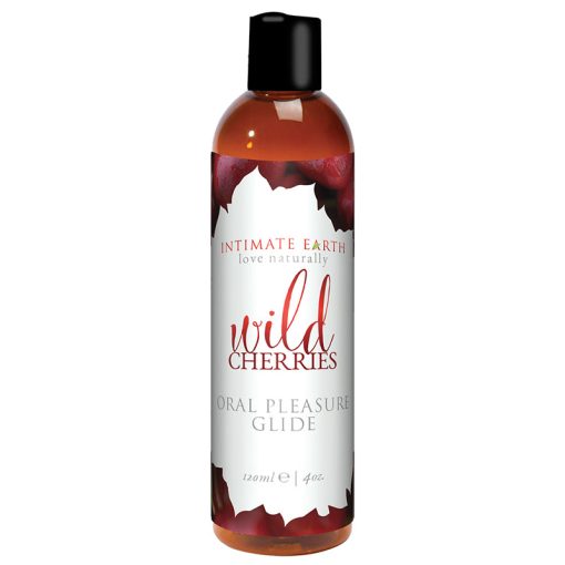 Intimate Earth Wild Cherries Flavored Glide 120 Ml/4 Oz