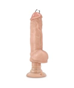 Loverboy Bad Boy Next Door Pierced 11 In. Vibrating Dildo With Balls Beige