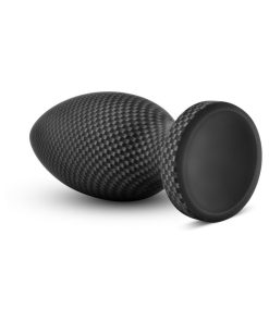 Spark Silicone Anal Plug Small Carbon Fiber
