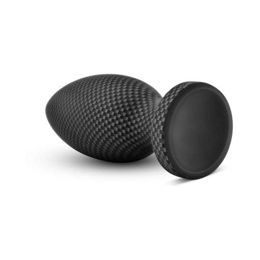 Spark Silicone Anal Plug Small Carbon Fiber - Image 4