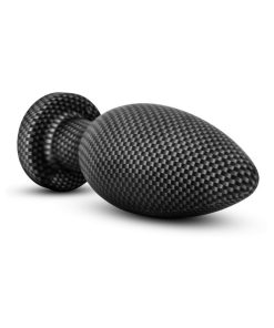 Spark Silicone Anal Plug Medium Carbon Fiber