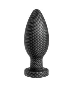 Spark Silicone Anal Plug Large Carbon Fiber