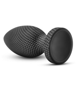 Spark Silicone Anal Plug Large Carbon Fiber