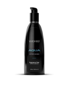 Wicked Aqua Water-Based Lubricant 8.5 Oz.