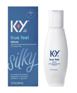 K-Y True Feel Premium Intimate Silicone Gel Lubricant 1.5Oz.