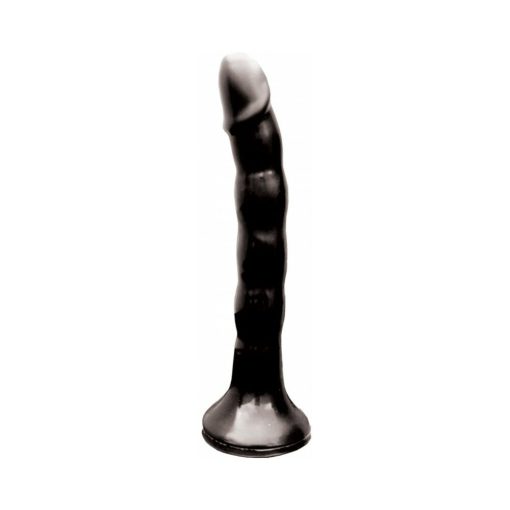 Skinny Me Strap On Dildo With Harness Black 7In - Image 2
