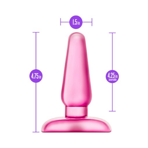 B Yours Eclipse Pleaser Anal Plug Medium Pink - Image 5