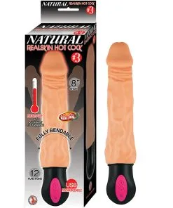 Natural Realskin Hot Cock #3 12 Light