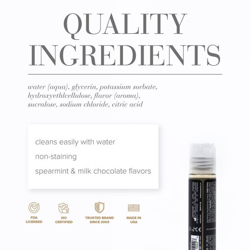 Jo Gelato Mint Chocolate Flavored Water-Based Lubricant 1 Oz. - Image 2