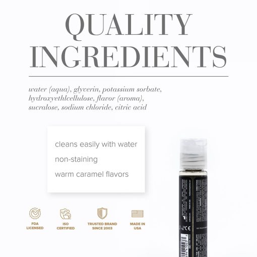 Jo Gelato Salted Caramel Flavored Water-Based Lubricant 1 Oz. - Image 2