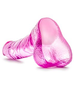 Naturally Yours Ding Dong Realistic 5.5 In. Dildo With Balls Pink