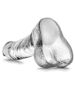 Naturally Yours Ding Dong Realistic 5.5 In. Dildo With Balls Clear