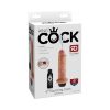 King Cock 6 In. Squirting Cock Realistic Dildo Beige