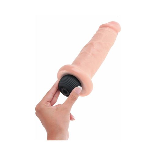 King Cock 7 In. Squirting Cock Realistic Dildo Beige - Image 5