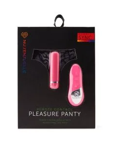 Nu Sensuelle Remote Controlled Vibrating Panties – Waterproof Remote Controlled Bullet Vibrator in Pink