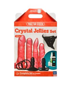 Vac-U-Lock Crystal Jellies Set Pink