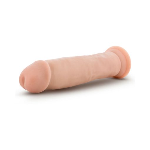 Au Naturel 9.5 In. Magnum Dong Posable Dual Density Dildo Beige - Image 4