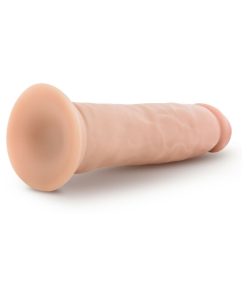 Au Naturel 9.5 In. Magnum Dong Posable Dual Density Dildo Beige