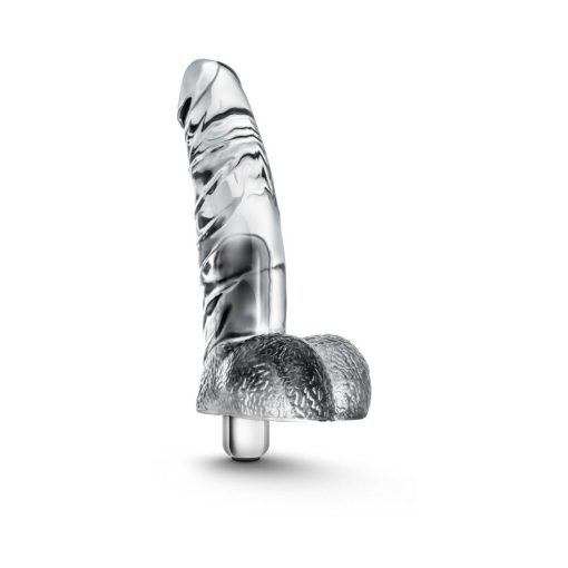 Naturally Yours Vibrating Ding Dong With Balls 6.5 In. Clear - Image 3