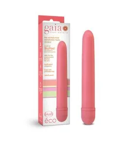 Gaia Eco Slimline Vibrator Coral