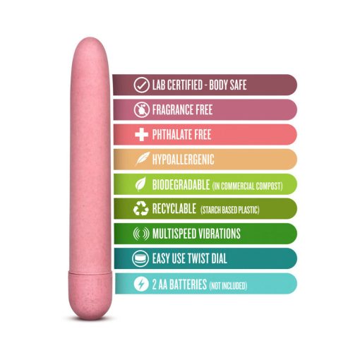 Gaia Eco Slimline Vibrator Coral - Image 5