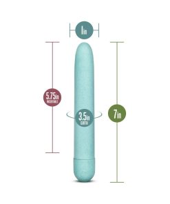 Gaia Eco Slimline Vibrator Aqua