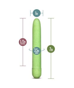Gaia Eco Slimline Vibrator Green