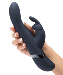 Fifty Shades Darker Oh My Rechargeable Silicone Rabbit Vibrator Slate Blue