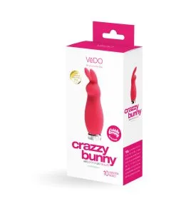 Vedo Crazzy Bunny Rechargeable Mini Vibe - Pretty In Pink