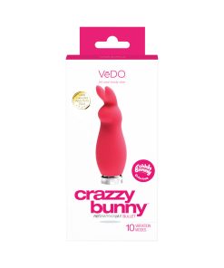 Vedo Crazzy Bunny Rechargeable Mini Vibe - Pretty In Pink