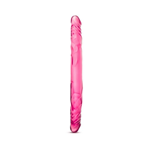 B Yours 14 In. Double Dildo Pink - Image 2