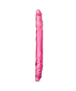 B Yours 14 In. Double Dildo Pink